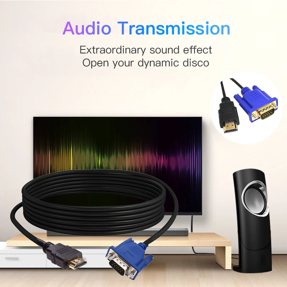 1.8m HDMI-15  VGA ̺ ȣȯ 1080P   HDTV   - ڵ, Displayer PC Ʈ ȯ