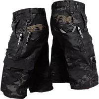 Camouflage Cargo Shorts Mens Summer Quick Drying Multiple Pockets Hunting Pants Outdoor Hiking Fishing Thin Shorts Male Jogger 1