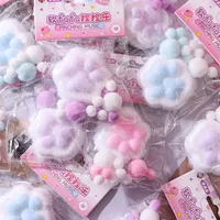 1pc Random Soft Cat Claw Pinching Toy 5cm Cute Sticky Cat Paws Toys Slow Rebound Decompression Toy Happy Kids Toys Gifts 1