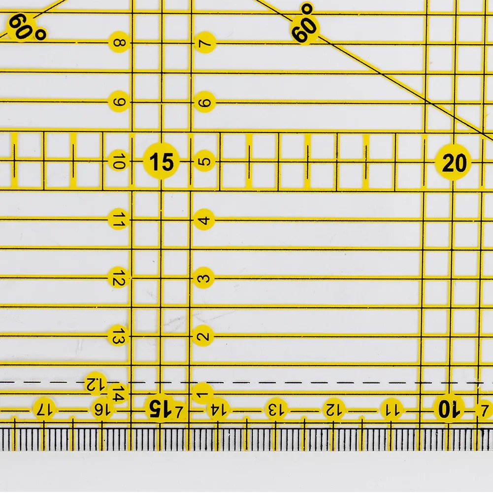 30x15 Cm 패치 워크 눈금자 퀼트 도구 고급 아크릴 소재 투명 눈금자 규모 학교 SupplieCutting 눈금자