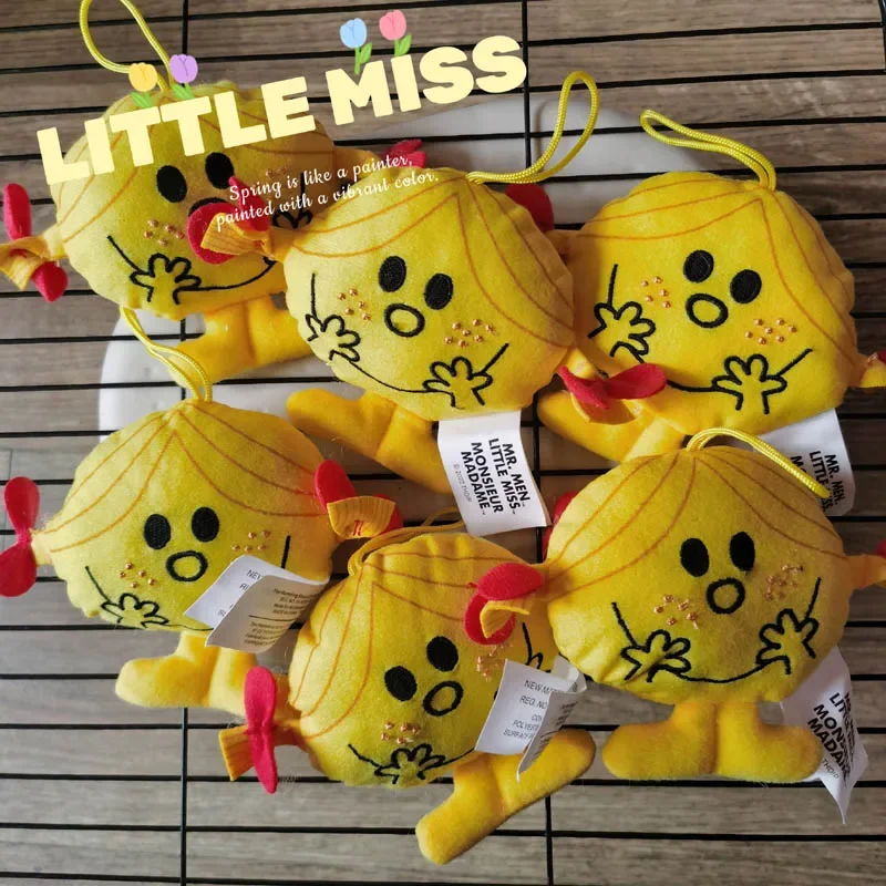 McDonalend MrMenand Little Miss Topsy-Turvy Bag Pendant Kawaii Stuffed Plush Doll Cute Mr Tickle Chatterbox Collection Toy