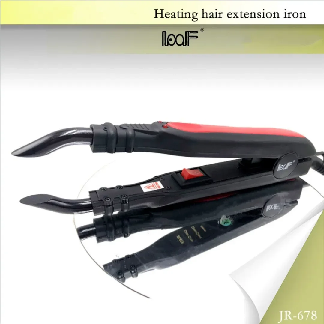 

New Constant Fast Heating FLAT PLATE Fusion Hair Extension Connector Keratin Bonding Professional Salon Tool Heat Iron Wand