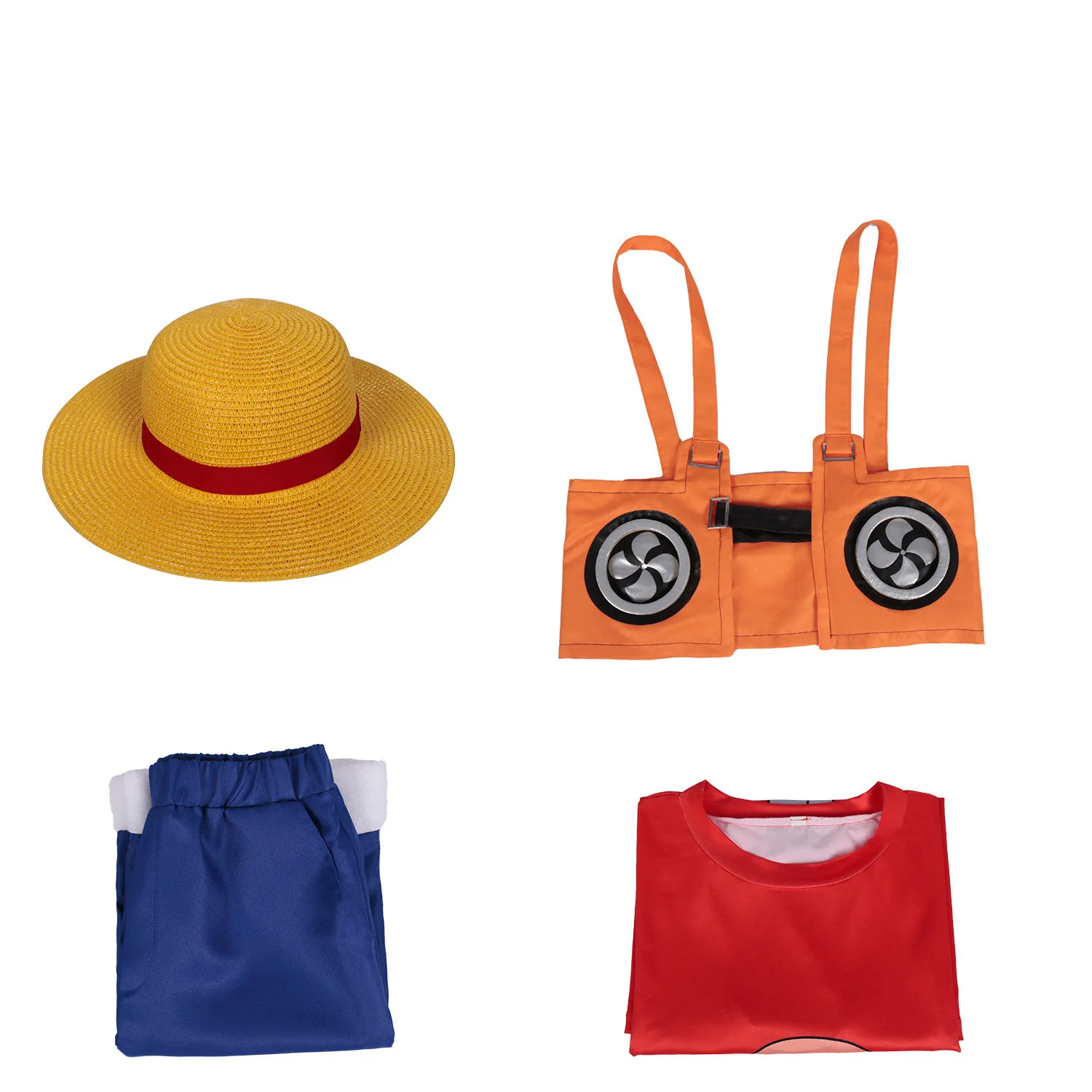 Anime Luffy Cosplay Fantasia Filme Vermelho Traje Festa De Halloween Trench  Preto Teatro Edição Luffy Desempenho Roupas - Trajes De Cosplay - AliExpress