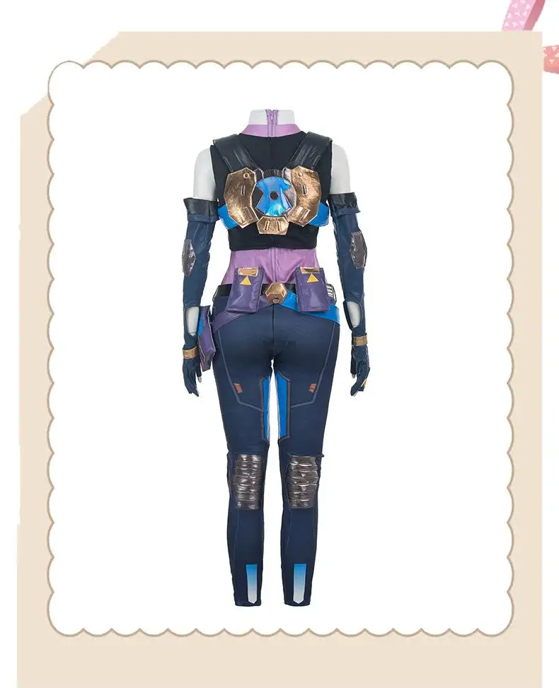 Game Valorant Duelist Neon Battle Suit Cosplay Costume Anime Woman Agent Clothes Suit Tights Halloween Costume 23