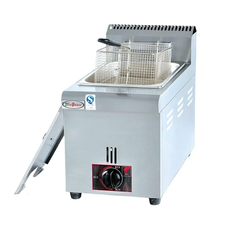 Stainless Steel Deep Fryer Gas 6 Liters