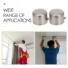 2 Pcs Curtain Rod Decorative Heads For Drapery Window Rod Set Home Storage Drying Rack Pole End Caps Fits 28mm 4