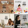 Crochet Key Holder for Wall, Home Sweet Home Sign 5 Hooks, Decorative Key Organizer Coat Rack Wall Mount Towel Rack Wall 5