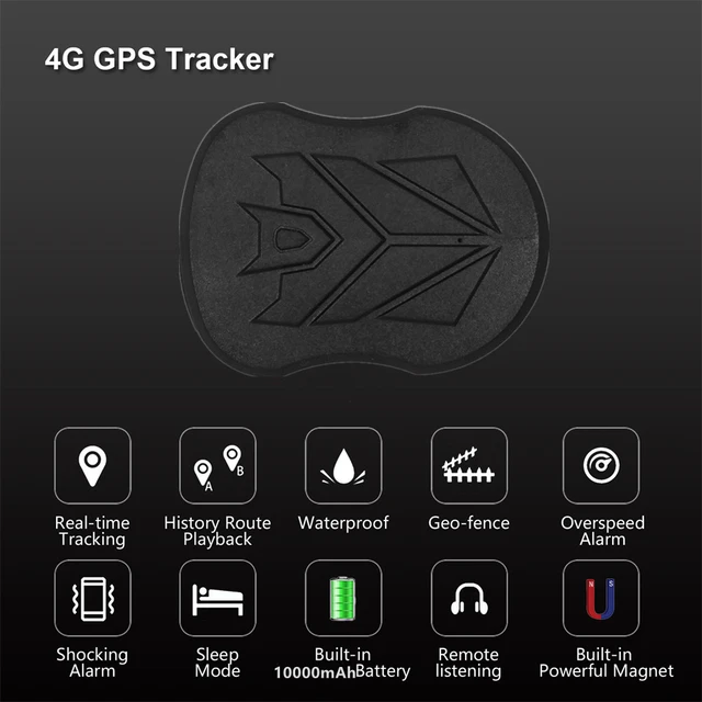 Traceur GPS, tracker en temps réel traceur de position, geo-fence