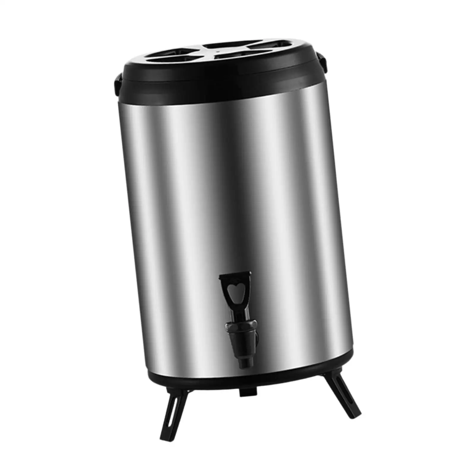 Hot Cold Drink Dispenser Stainless Steel Commercial Insulated Drink Dispenser for Banquets Offices Tea Houses Wedding Camping