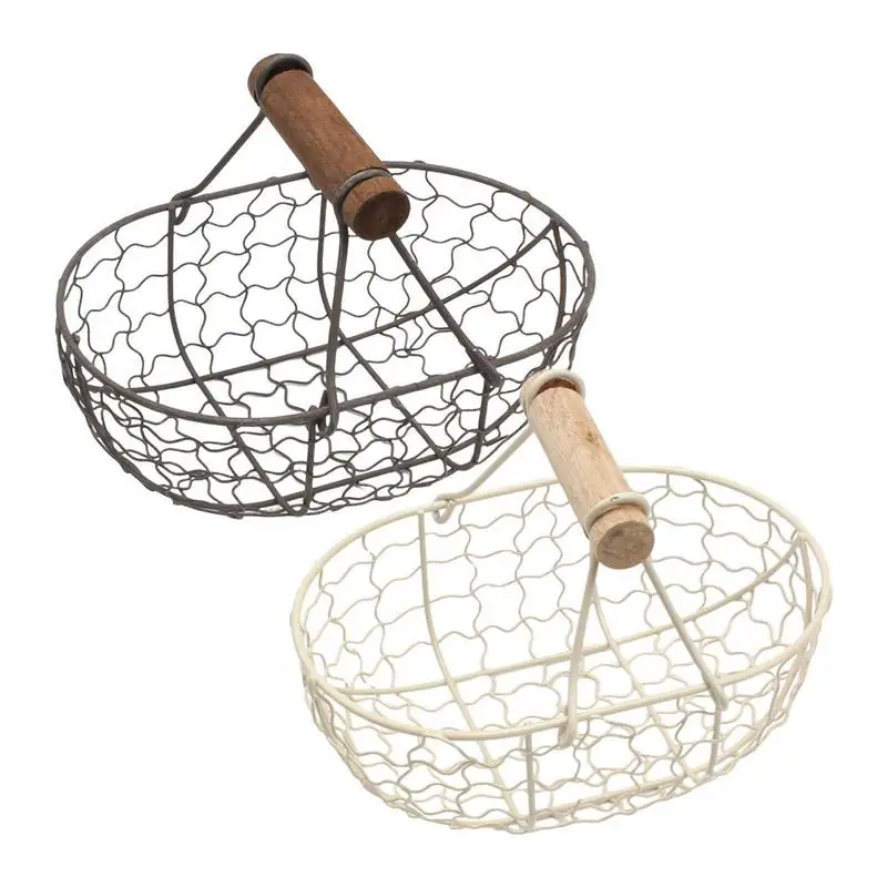 

Egg Basket Creative Fruit Bowl Storage Bowls Modren Wire Snack Bread Vegetable Storage Basket Kitchen Organizer For Dining Room