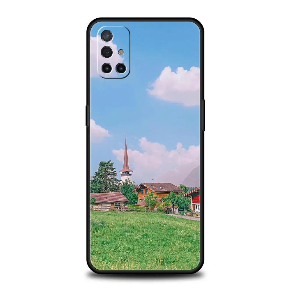 Blue Sky White Cloud Home Smartphone Case - Stylish Protective Cover