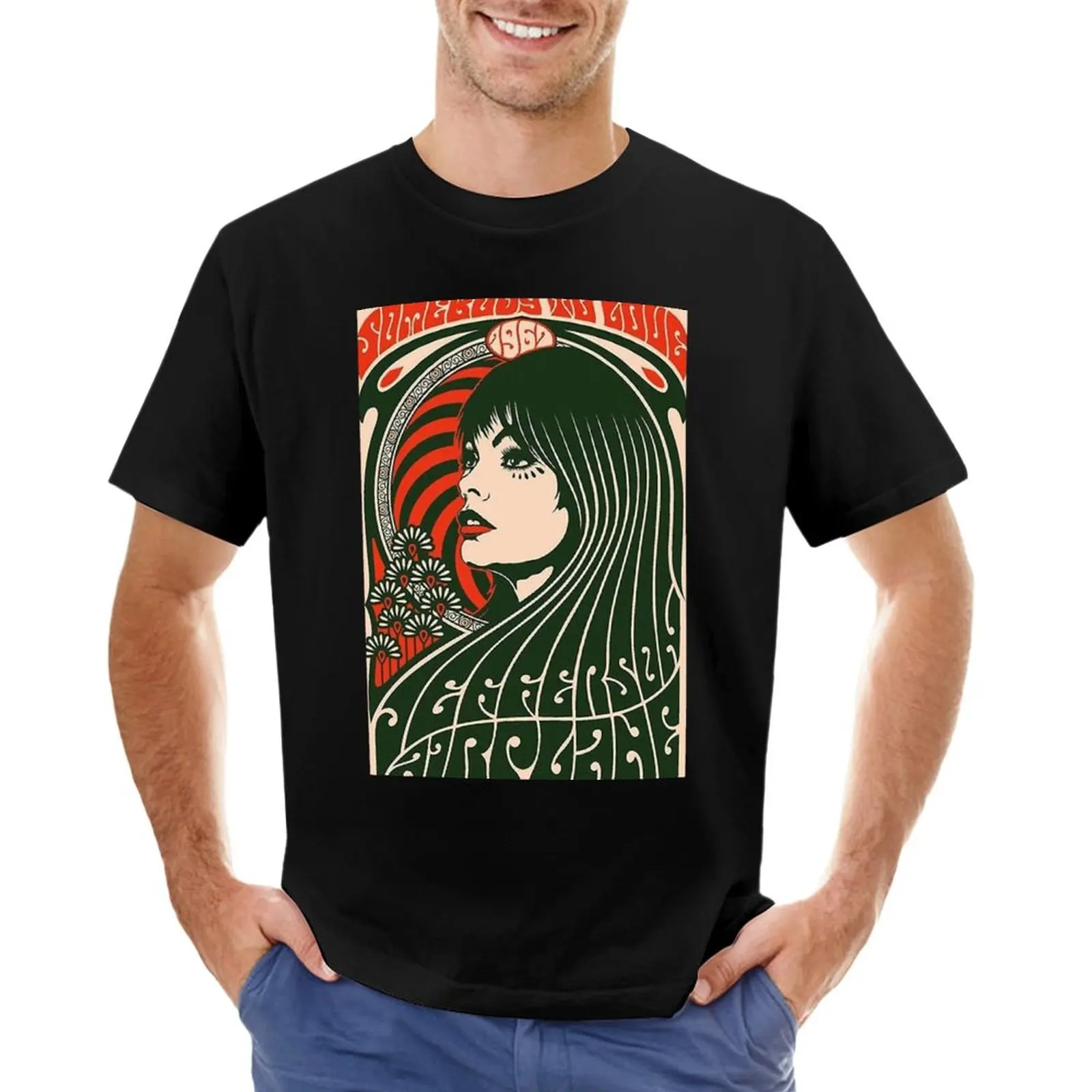 

Jefferson Airplane poster T-Shirt summer top men t shirt