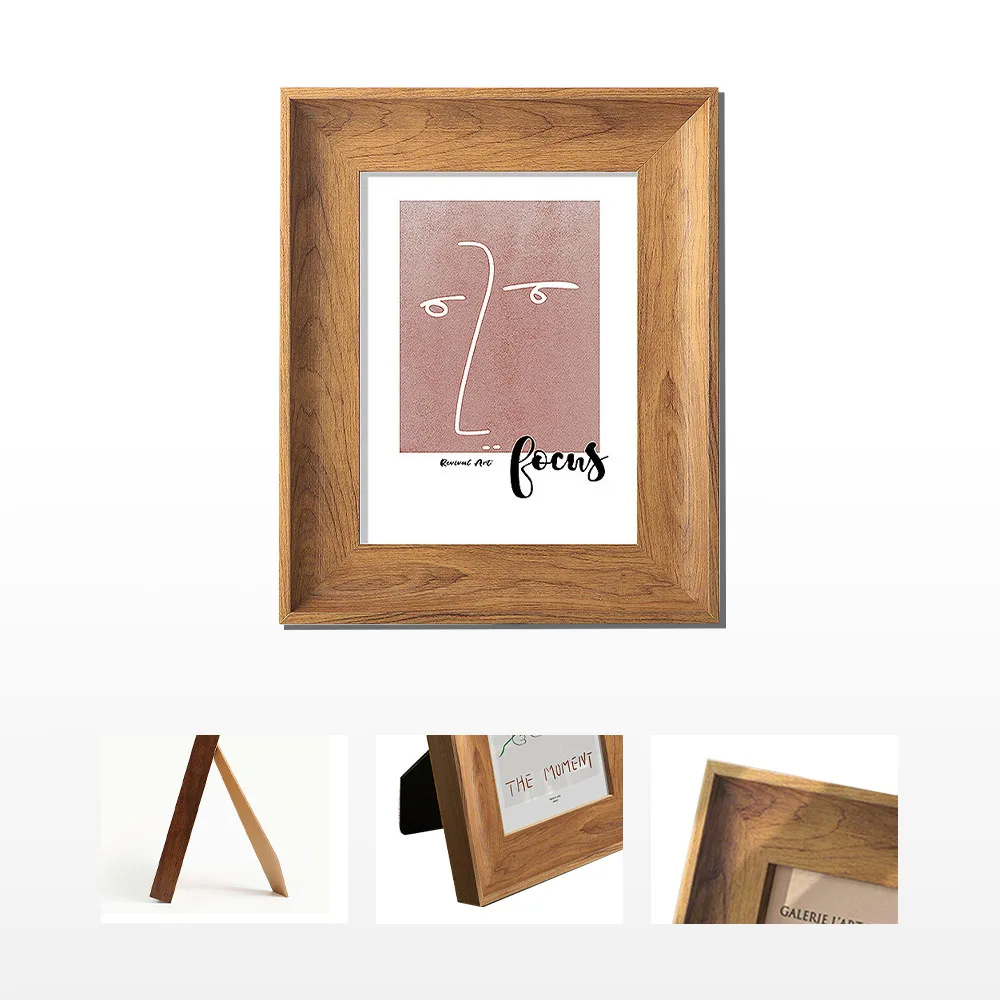 Picture Frame 5 inch 6 inch 7 8 10 Wall-mounted Retro Photo Frame Set Up Home Wall Decoration Desktop Ornamen photo frame wood photo frame wood picture frame