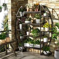 Half-Moon Shape Plant Stand