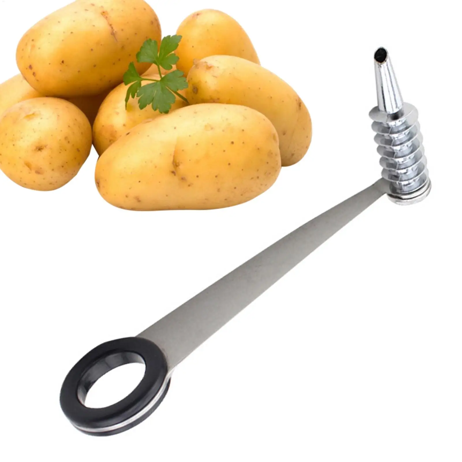 Zucchini Spiralizer Noodle Maker Stainless Steel Vegetable Slicer Cutter Dishwasher Safe Non-Slip Cooking Accessories for Food