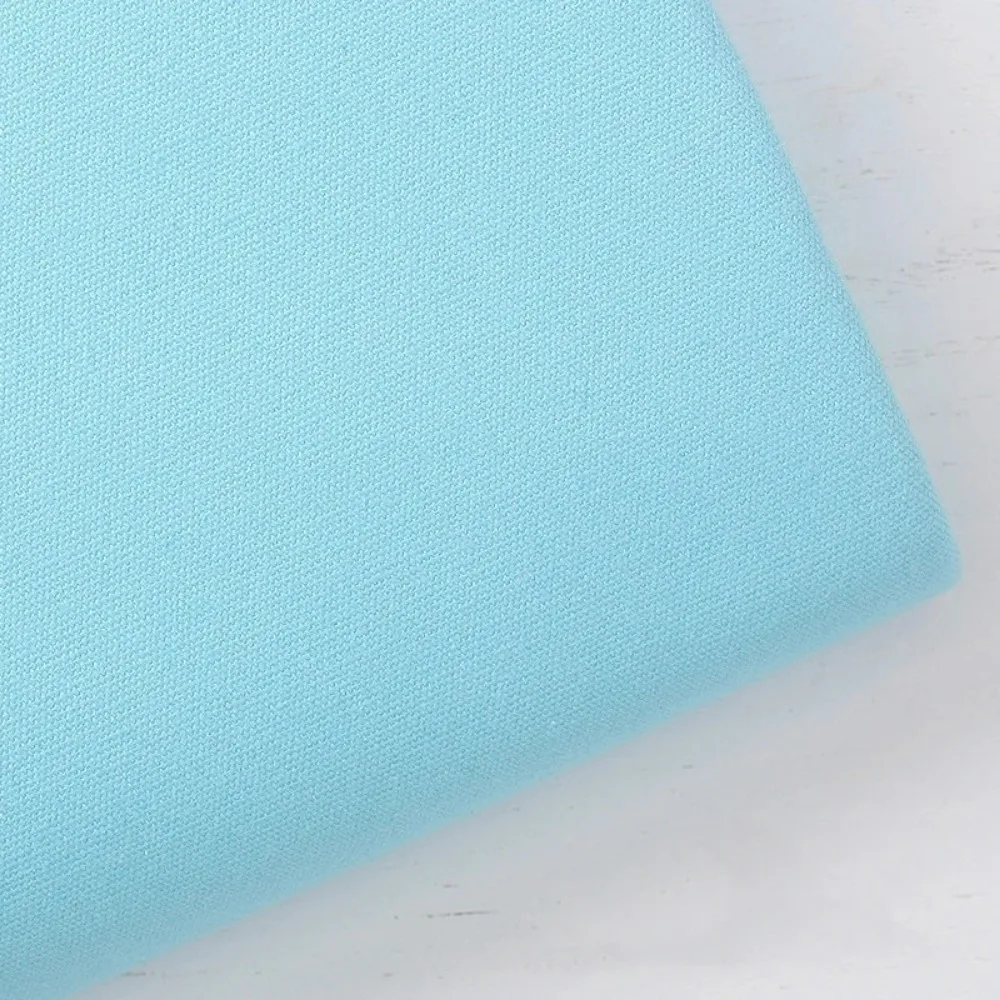 Handcrafted Cotton Embroidered Fabric – Plain Weave, Solid Color, 30x30cm Sewing Material