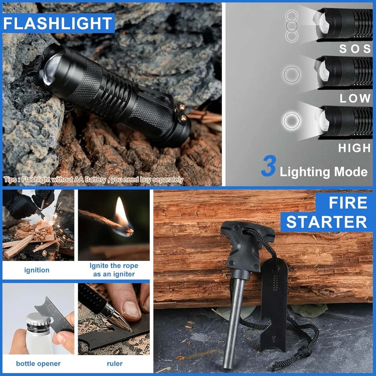 28-in-1 Survival Gear Kit 4