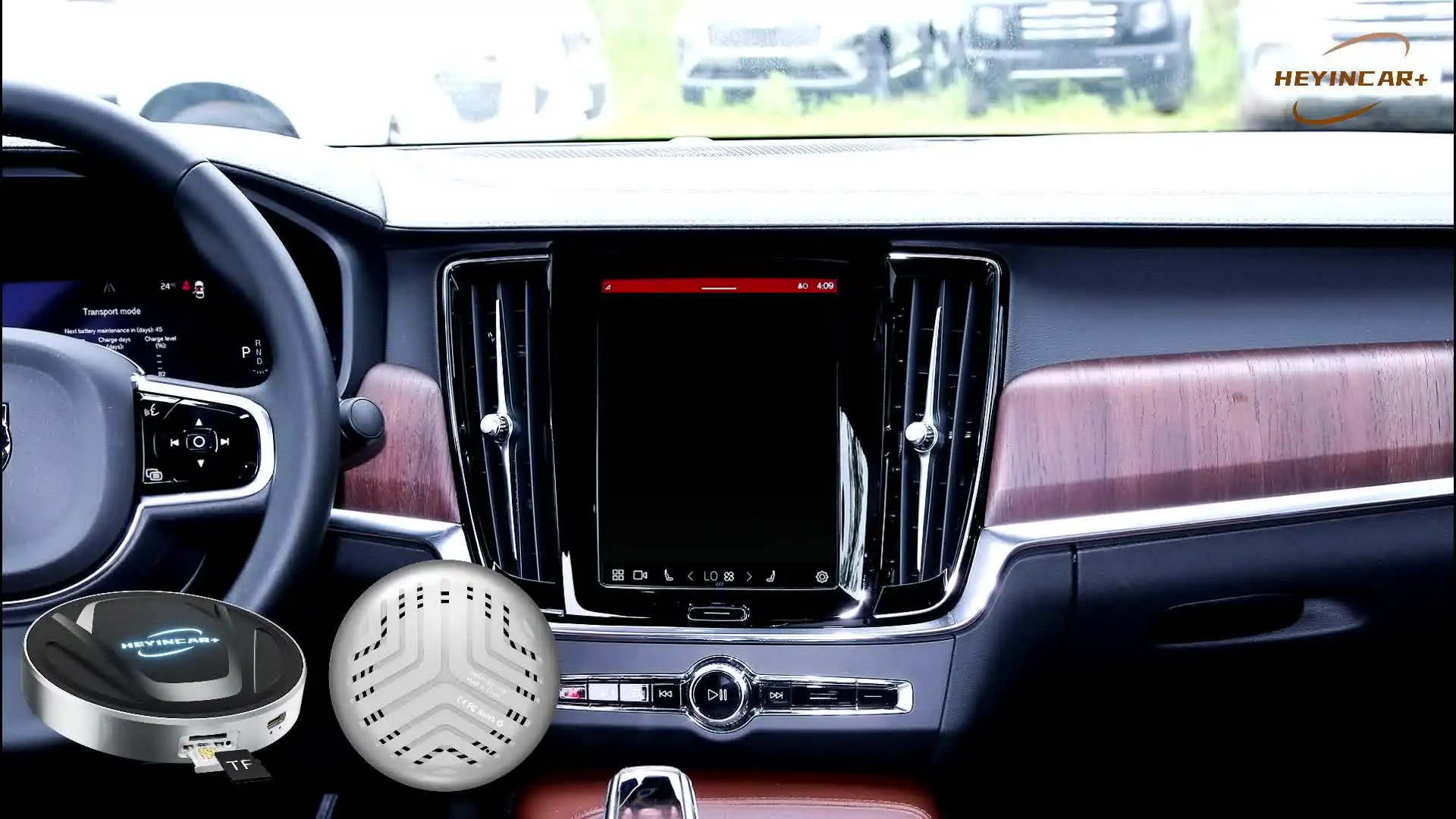 HEYINCAR Android 13 3in1 CarPlay Ai Box Wireless Android Auto USB