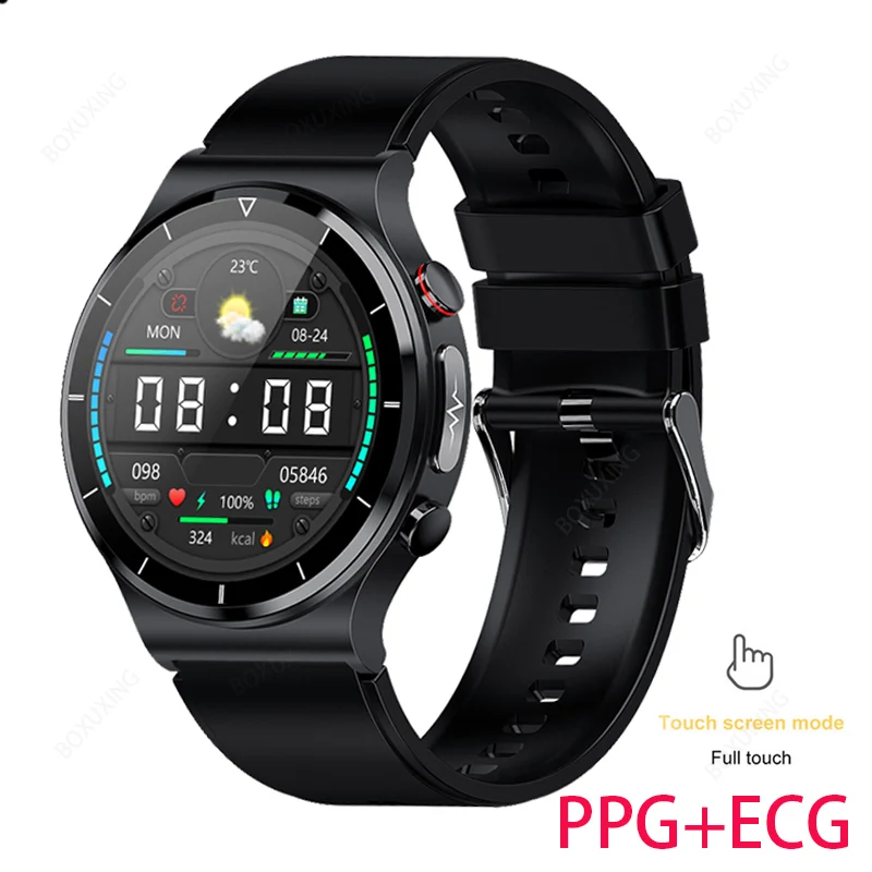 2022 New ECG+PPG Smart Watch Men Blood Pressure Heart Rate Watches IP68 Waterproof Fitness Tracker 1.32" 360*360 HD Smartwatch 