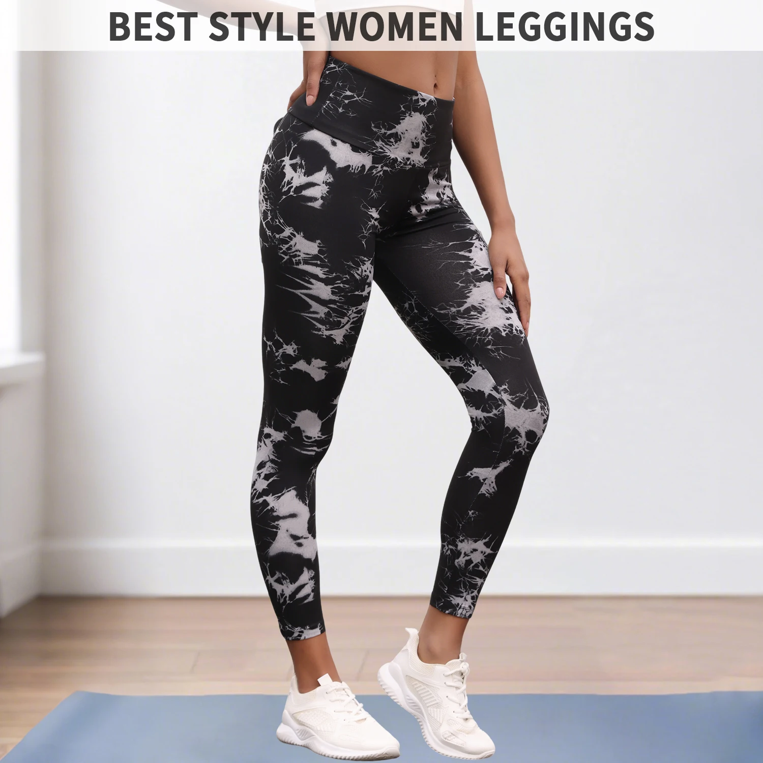Super Soft High Waisted Tie Dye Push Up Gym Fitness Leggings for Women Yoga Running Gym No See Through Workout Athletic Tights yoga pants