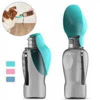 800ml Large Dog Water Bottle Outdoor Walking Hiking Leakproof Portable Drinking Bowl for Small Medium Big Dogs Cats Pet Supplies 1