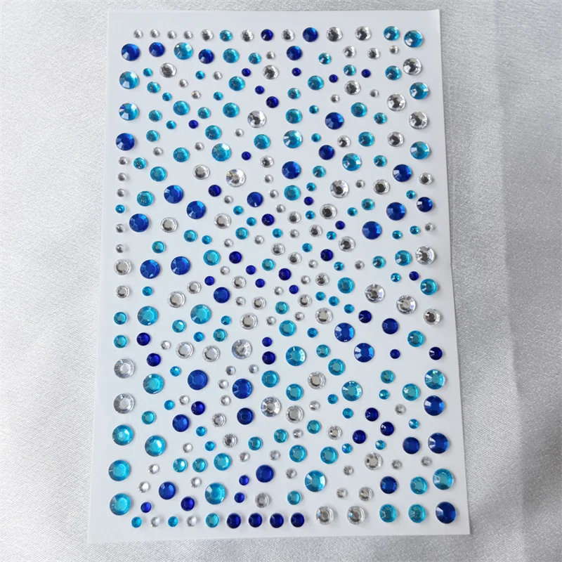 Tattoo Sticker Multiple sizes colors Glittery Stereo Gem Stickers Music Festival Face Jewels Stickers Dance Cosplay tattoo sticker