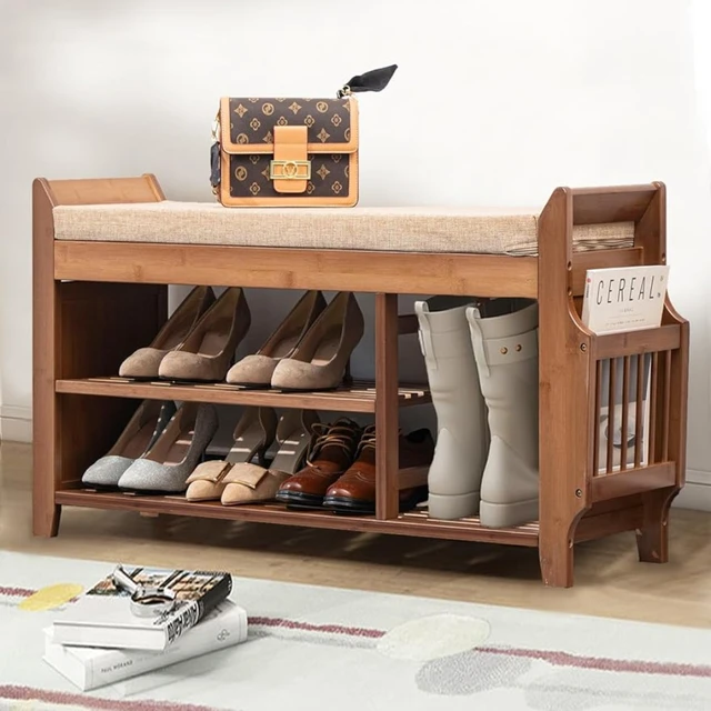 Entryway Shoe Organizer Boot Storage Shoe Rack Shoe Organizer Entryway  Bench Entryway Furniture Sneaker Storage Boot Storage 