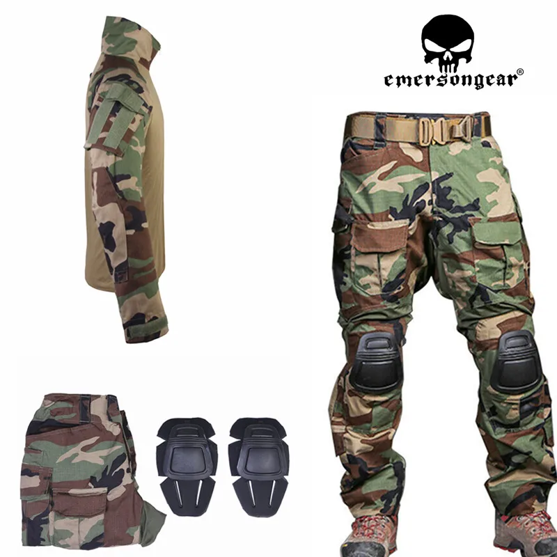 Mens Military Tactical Gen3 Combat Suit Shirt Pants Army BDU Uniform Camouflage 
