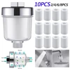 Water Outlet Purifier Kit Universal Faucet Filter Kitchen Bathroom Shower Filter Transparent Bathroom Filtration System For Home 1