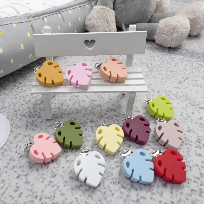 Pacifier Accessories 3Pcs Silicone Pacifier Clips for Baby
