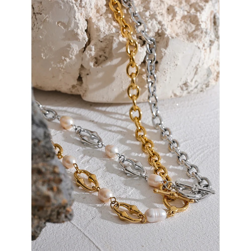 Yhpup Jewelry Necklace Fashion 18K PVD Plated Attractive