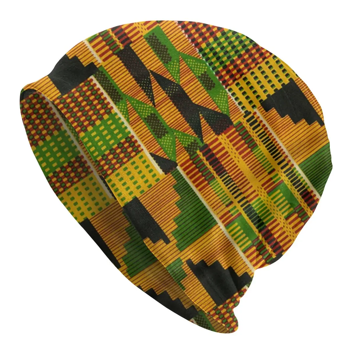 Berretto a cuffia con design floreale geometrico etnico africano Cappello lavorato a maglia Donna Uomo Modelli Ankara Berretto invernale caldo con teschio per sci  200000297