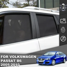 

For Volkswagen VW PASSAT B6 Sedan 2005-2010 Magnet Car Sunshade Front Windshield Mesh Frame Curtain Side Window Sun Shade