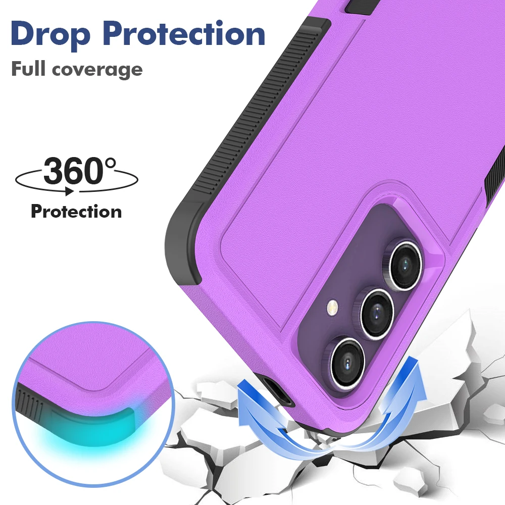 Shockproof Armor Case - Anti-Shock Hybrid Rugged Protective Cover