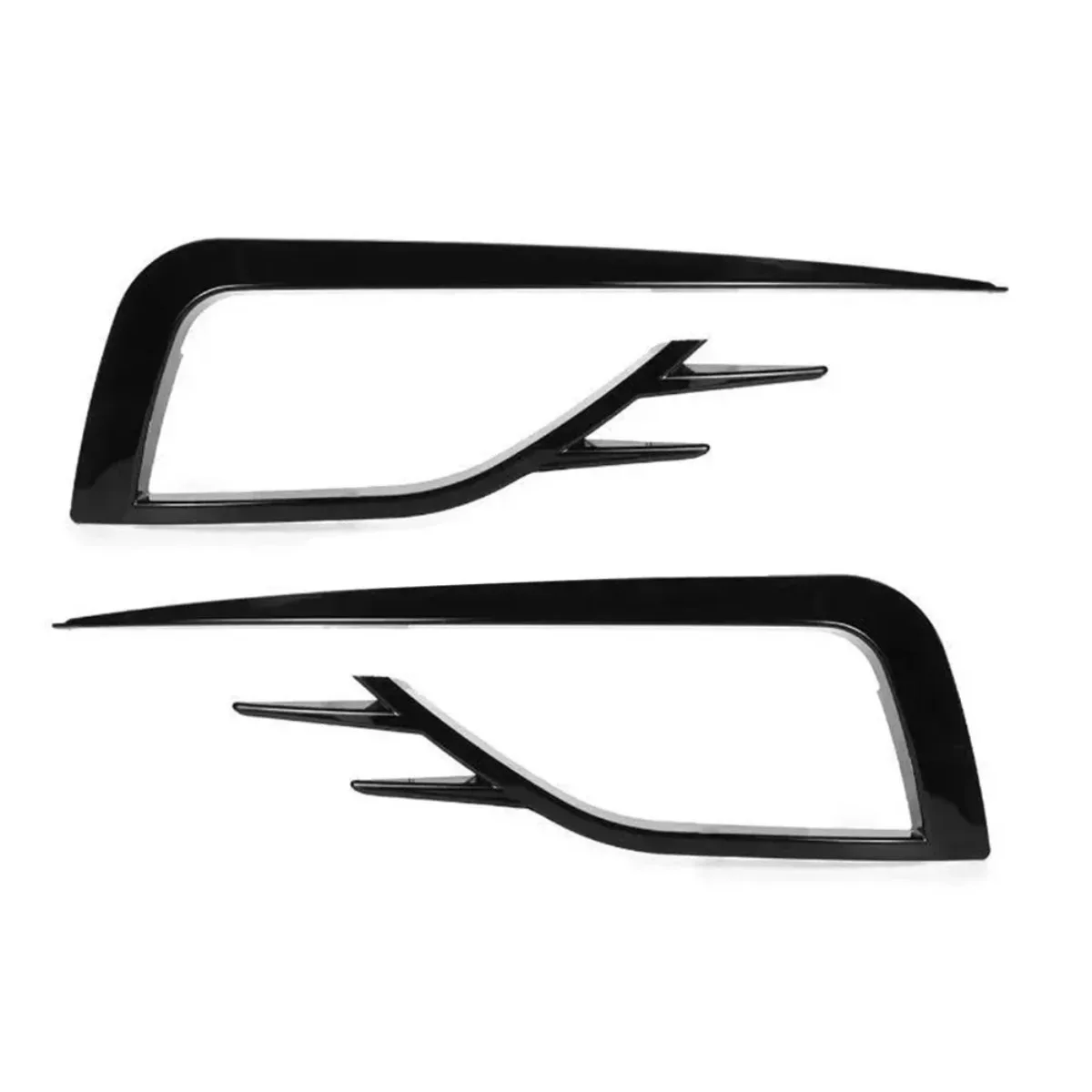Car Front Fog Light Lamp Cover Bumper Grille Decorative Trim Sticker Tuning For