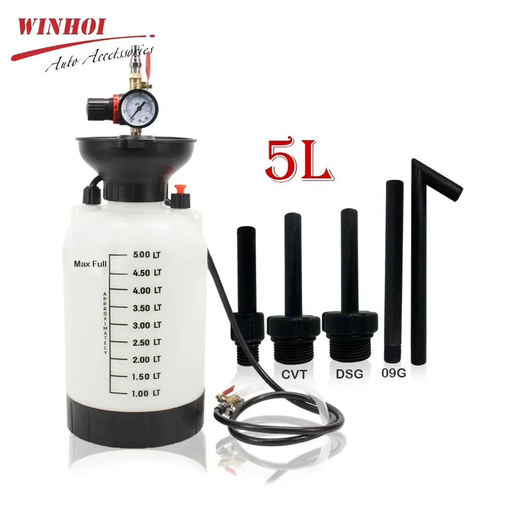 5L High Capacity Car Syringe for Brake Fluid Replacement Car Brake Fluid Reservoir Oil Change Syringe Oil Pump Replacement Tool oil change pump