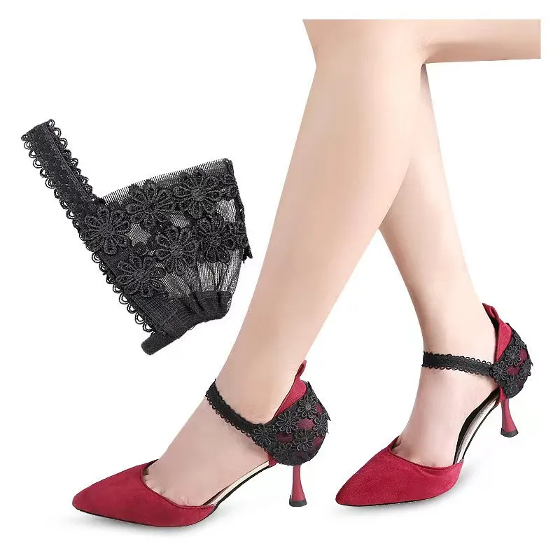 Elastic Shoelaces with Anti-Drop Heel Strap - Fashionable Solution for Loose Women's Shoes, Complimentary Shipping