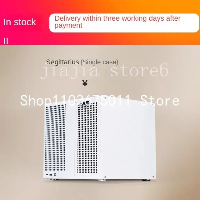 8-полосный NAS-шасси Sagittarius со шкалой, блок питания ATX, PCIe полной высоты MATX, хранилище Qunhui AIO, UNRAID 6
