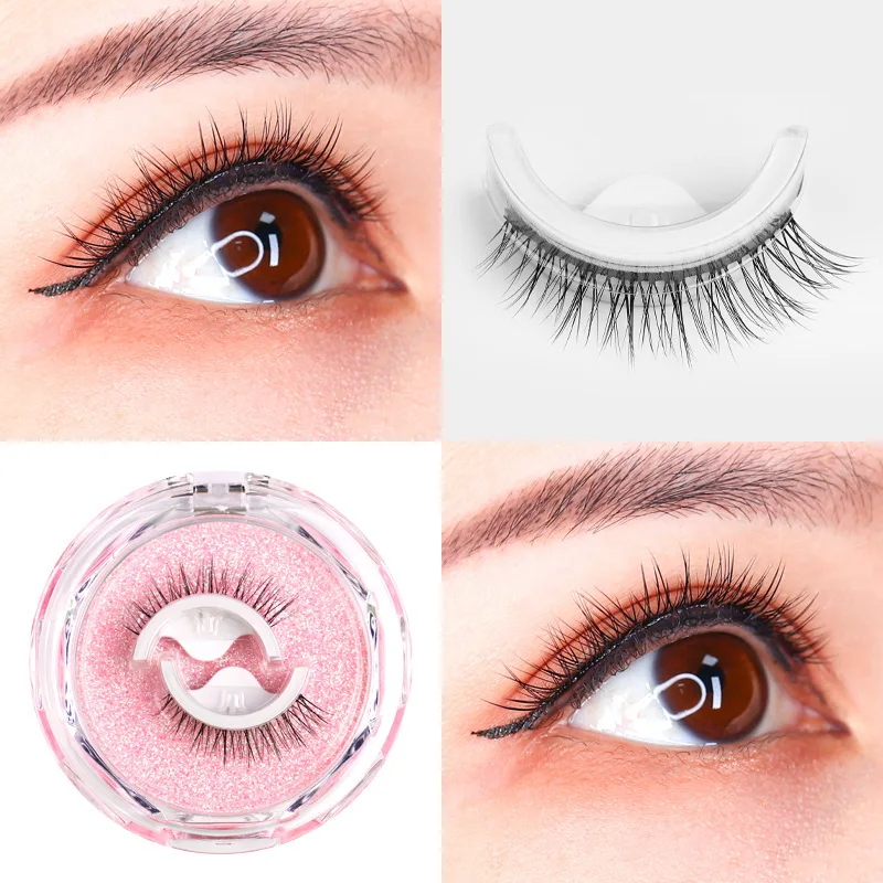 

Natural Self-Adhesive False Eyelashes Can Be Repeated Many Times To Use Glue Free Multiple Pairs Of Self-Adhesive Eyelashes Gift