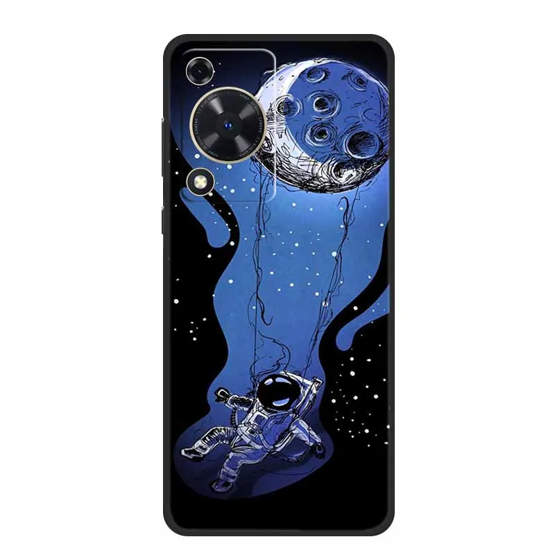 Black Silicone Soft Phone Case - Sleek Protective Back Cover