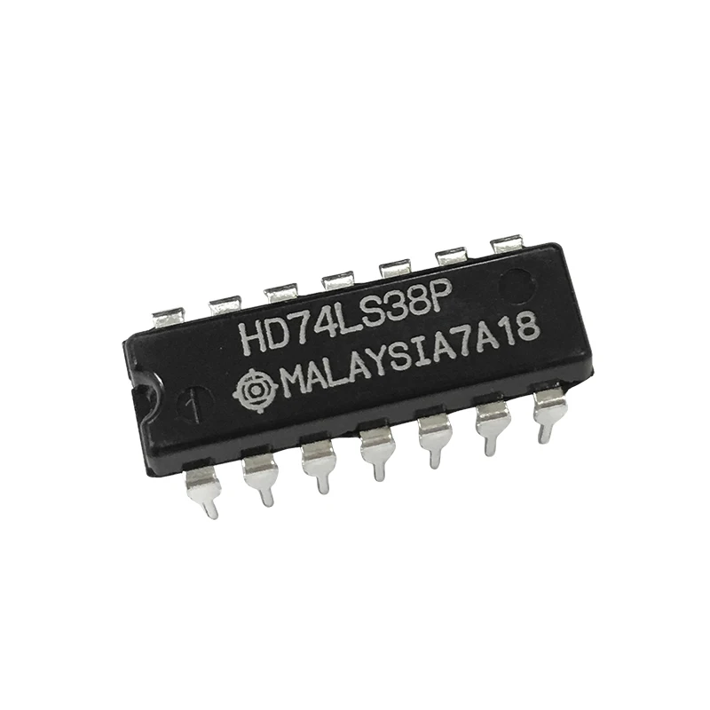 

Hd74ls38p Logic Circuit, Quad 2-Input Nand, Ls-Ttl, 14 Pin, Plastic, DIP New Original In Stock