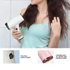 Portable 220v Cord/Cordless Dual Use Hair Blower Hot Cold Even Wind 2 Gears Portable Mini Hair Dryer For Home Travel Art Making 4