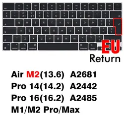 Silicone Keyboard Protector Skin Case (EU Air 13 Pro 14 16)