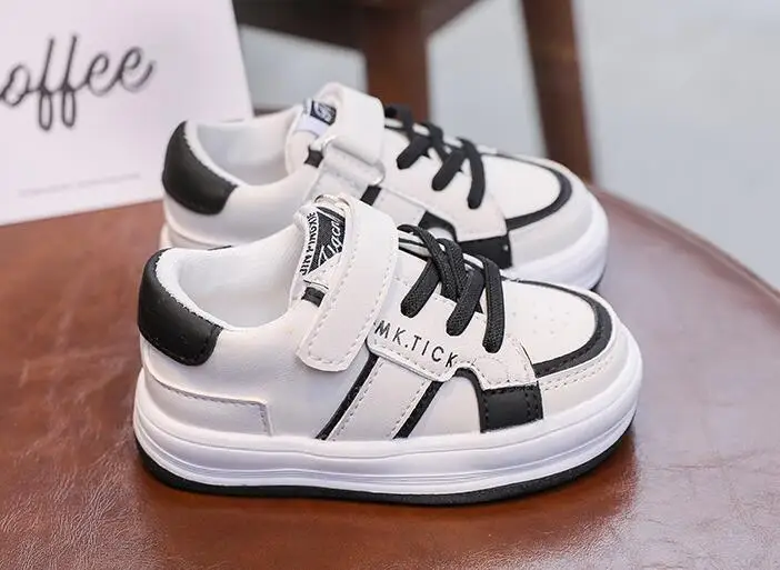 Children Shoes Girls Boys Sneakers Shoes Antislip Soft Bottom Comfortable Kids Sneaker Toddler Casual Flat Sports White Shoes