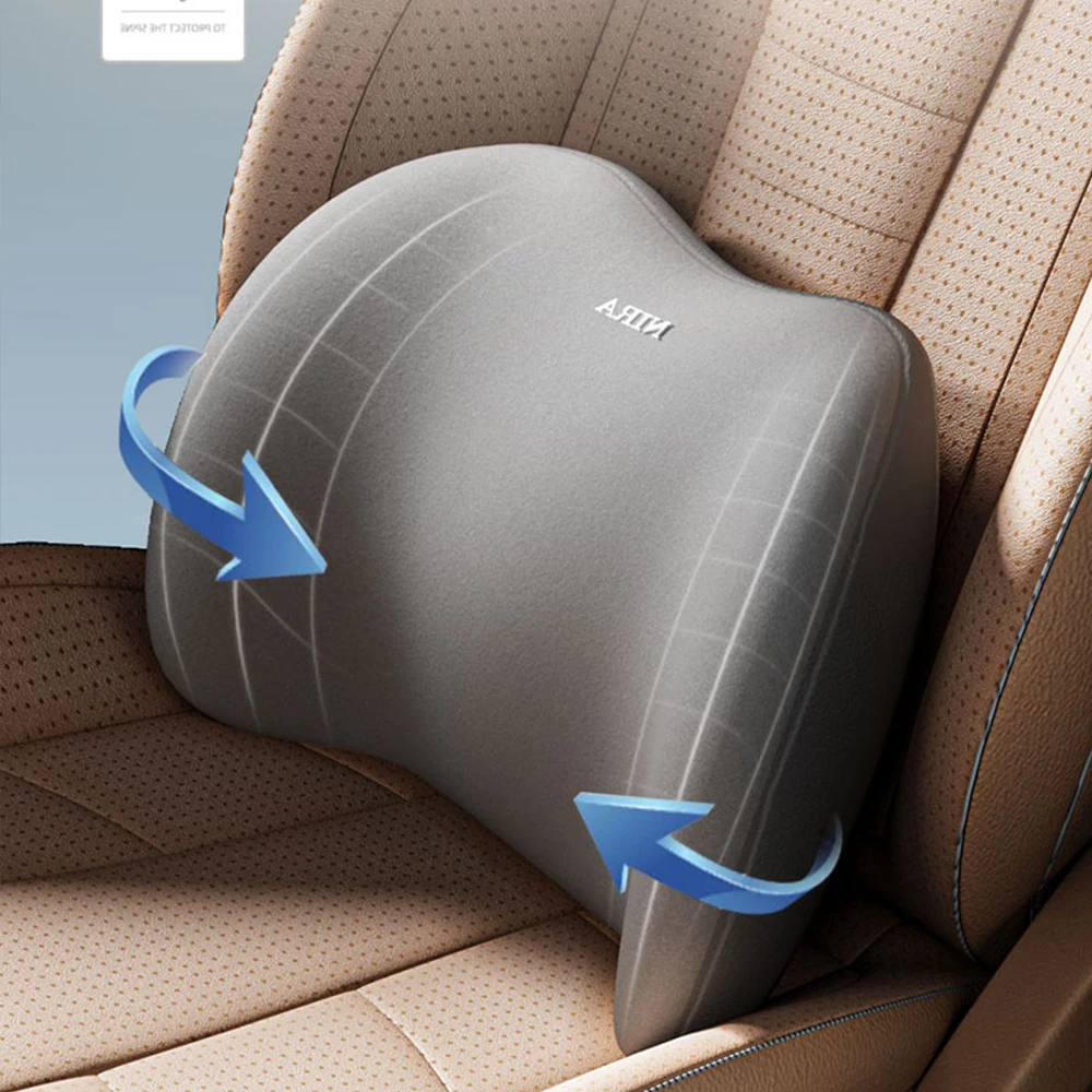 Car Driver Pillow Memory Foam Car Lumbar Support Cushion Car Seat Neck  Cartoon Pillow Seat Supports Car Back Pillow Car Headrest - AliExpress