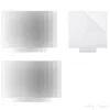 12pcs Acrylic Sheet Clear Blank Cast for LED Light Base, Thick Square Transparent Panel Board with Film for Table DIY 1