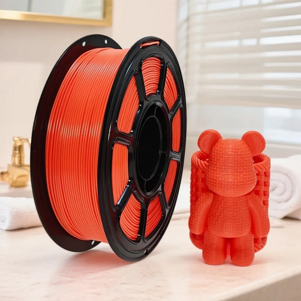 PLA 3D 프린터 필라멘트 1kg 롤 1.75mm 고정밀 ±0.03mm 강력한 레이어 접착력 진공 포장 빠른 배송