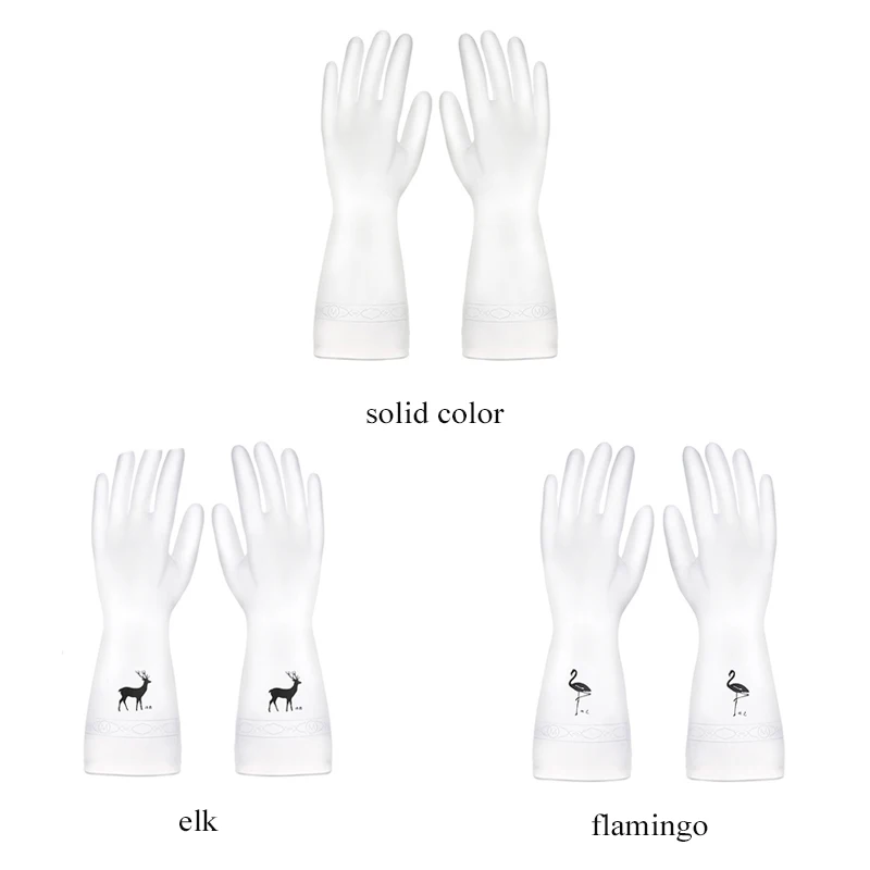 Luluhut Kitchen Dish Washing Gloves Household Dishwashing Gloves Rubber for Washing Clothes Cleaning for Dishes