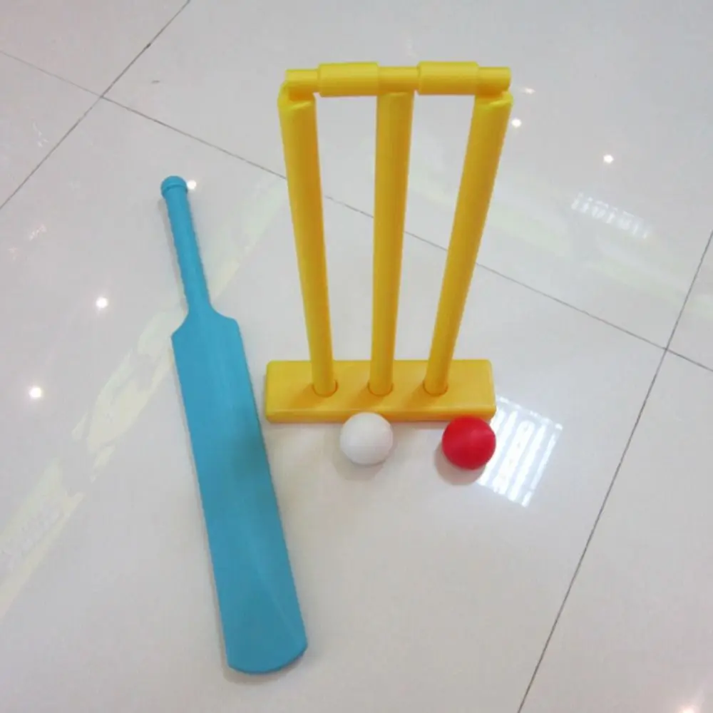 Plastic Exercise Sports Equipment Kids Cricket Set Beach Games Croquet Paddles Hard Board cricket ball