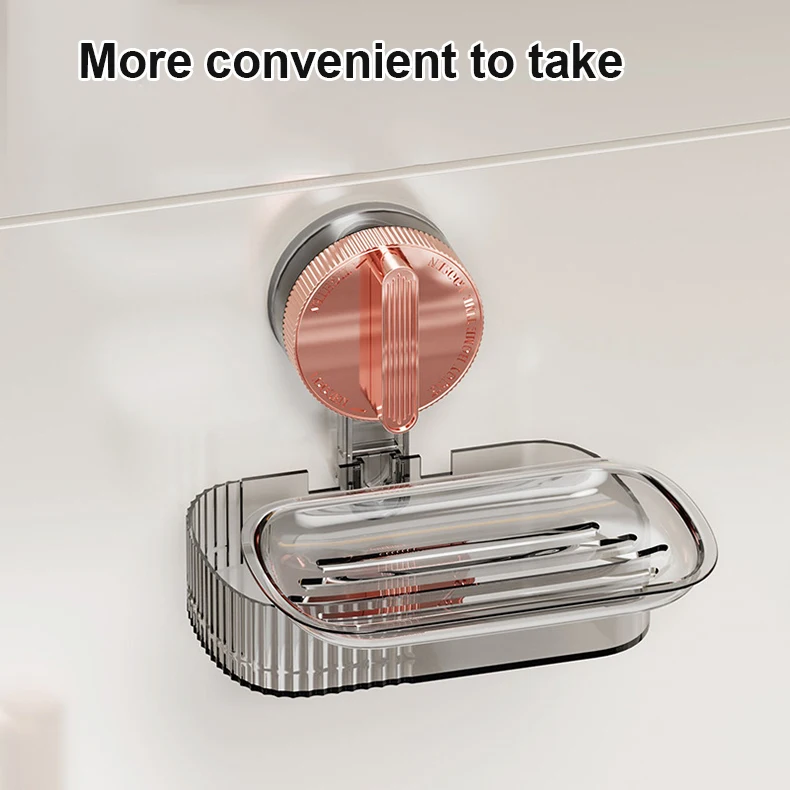 Description Picture 6 of itemSoap Dish Holder for Shower Suction Cup Wall Mounted NO-Drilling Removable Bar Soap Sponge Holder for Bathroom Bathtub Kitchen